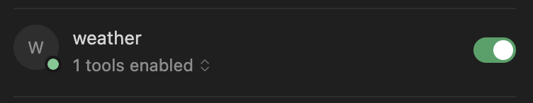Tools exposed in Cursor